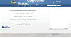 Desktop Screenshot of beckenhamphotosoc.org.uk
